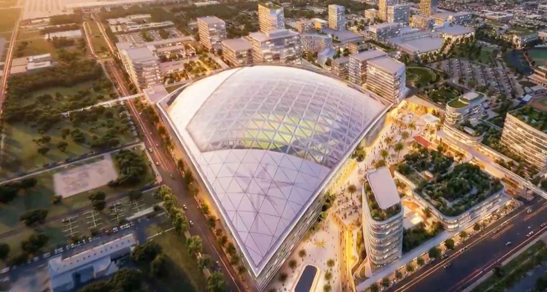 Rays unveil $2.3bn ballpark but furious fans slam 'overpriced outlet mall' design and cheap decision