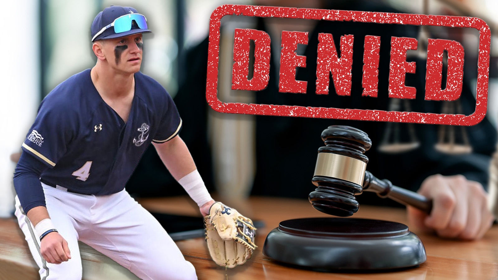 Brock Murtha Lawsuit Restraining Order Denied NCAA Navy Baseball Eligibility Why