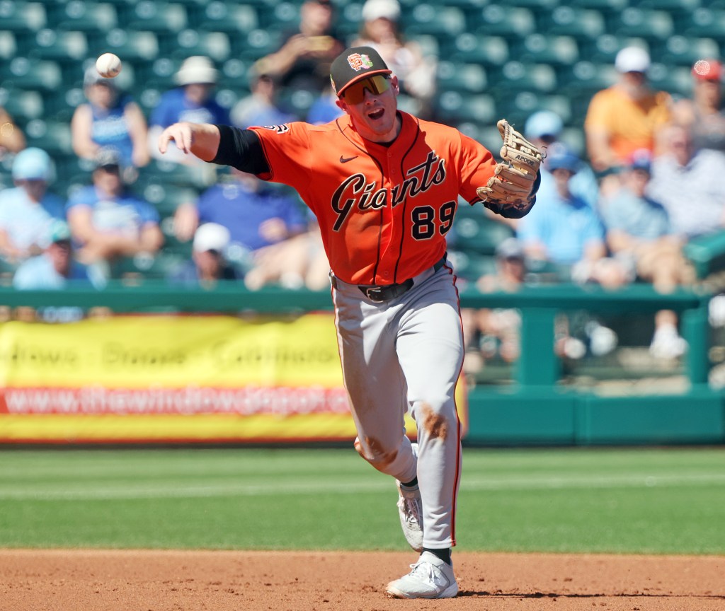 SF Giants prospect Parks Harber makes mark in first big league spring training