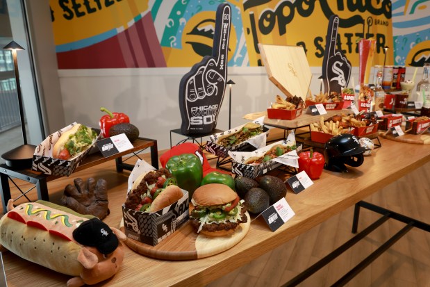 Chicago White Sox hold a media preview to showcase new food and beverage highlights at Rate Field, March 18, 2026. (Antonio Perez/Chicago Tribune)
