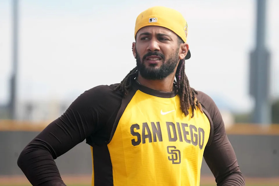 San Diego Padres outfielder Fernando Tatis Jr. (23)© Rick Scuteri-Imagn Images