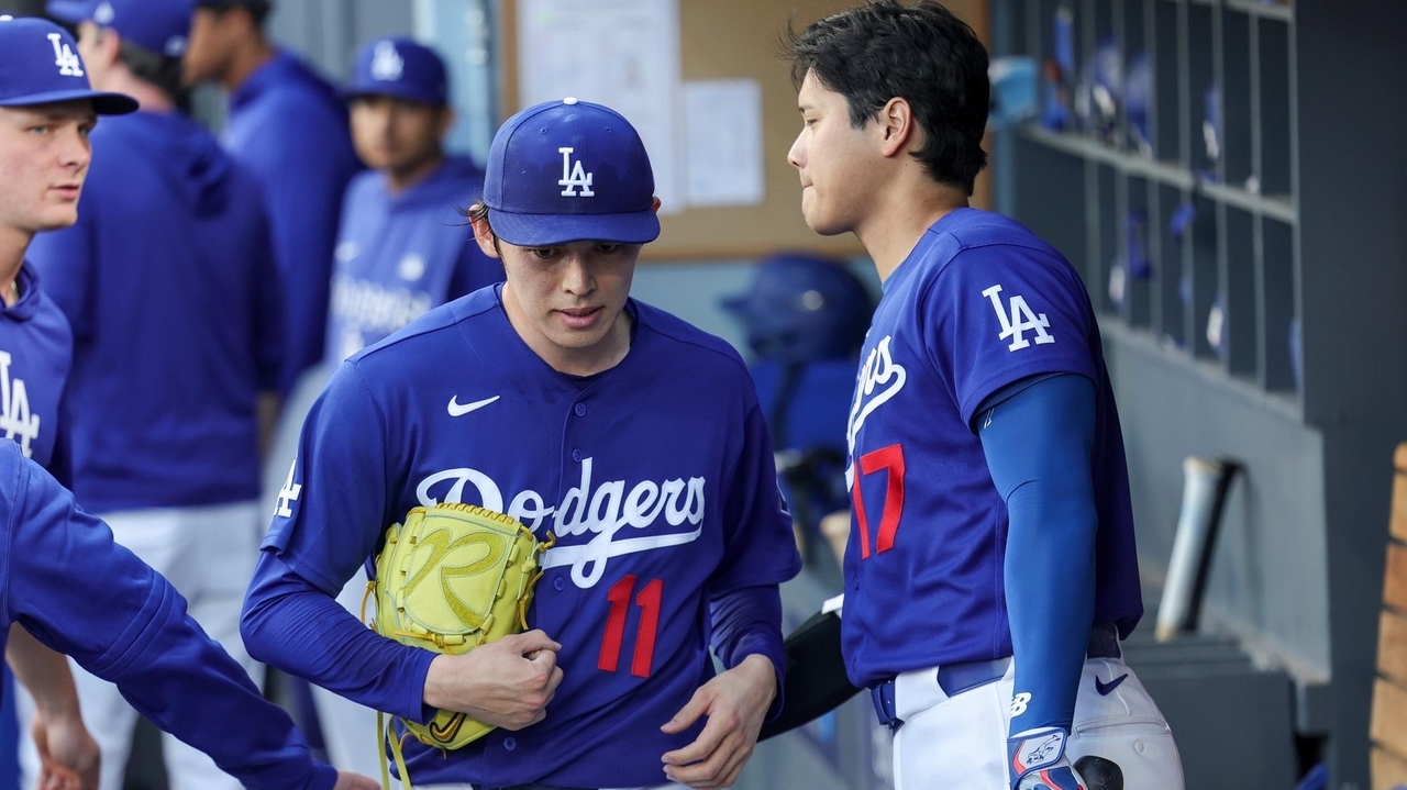 Dodgers pitcher Roki Sasaki struggles again in exhibition start against the Angels