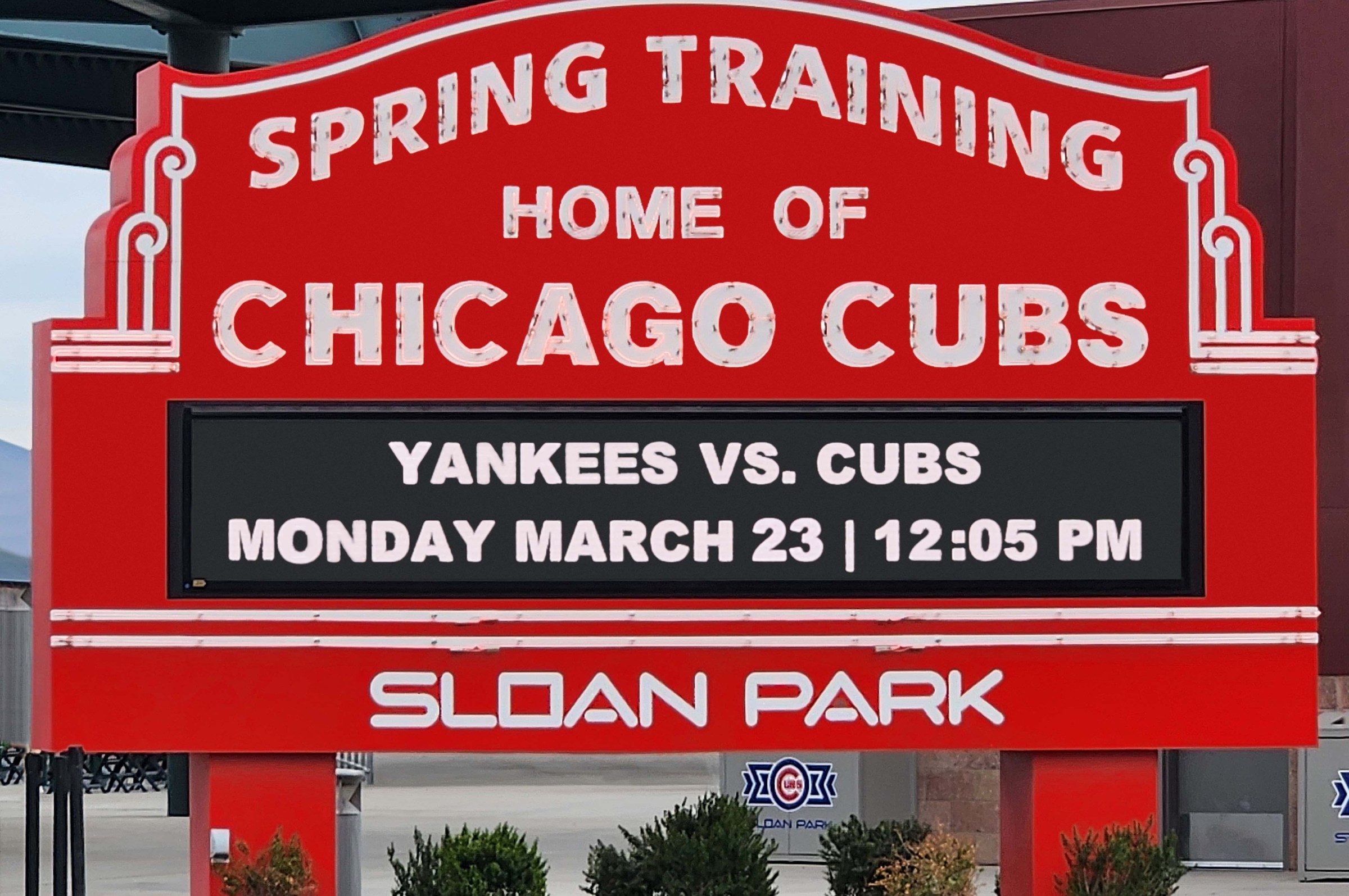 Cubs vs. Yankees at Mesa Monday 3/23 live discussion threads