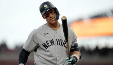 Aaron Judge strikes out four times in Yankees' win over SF Giants