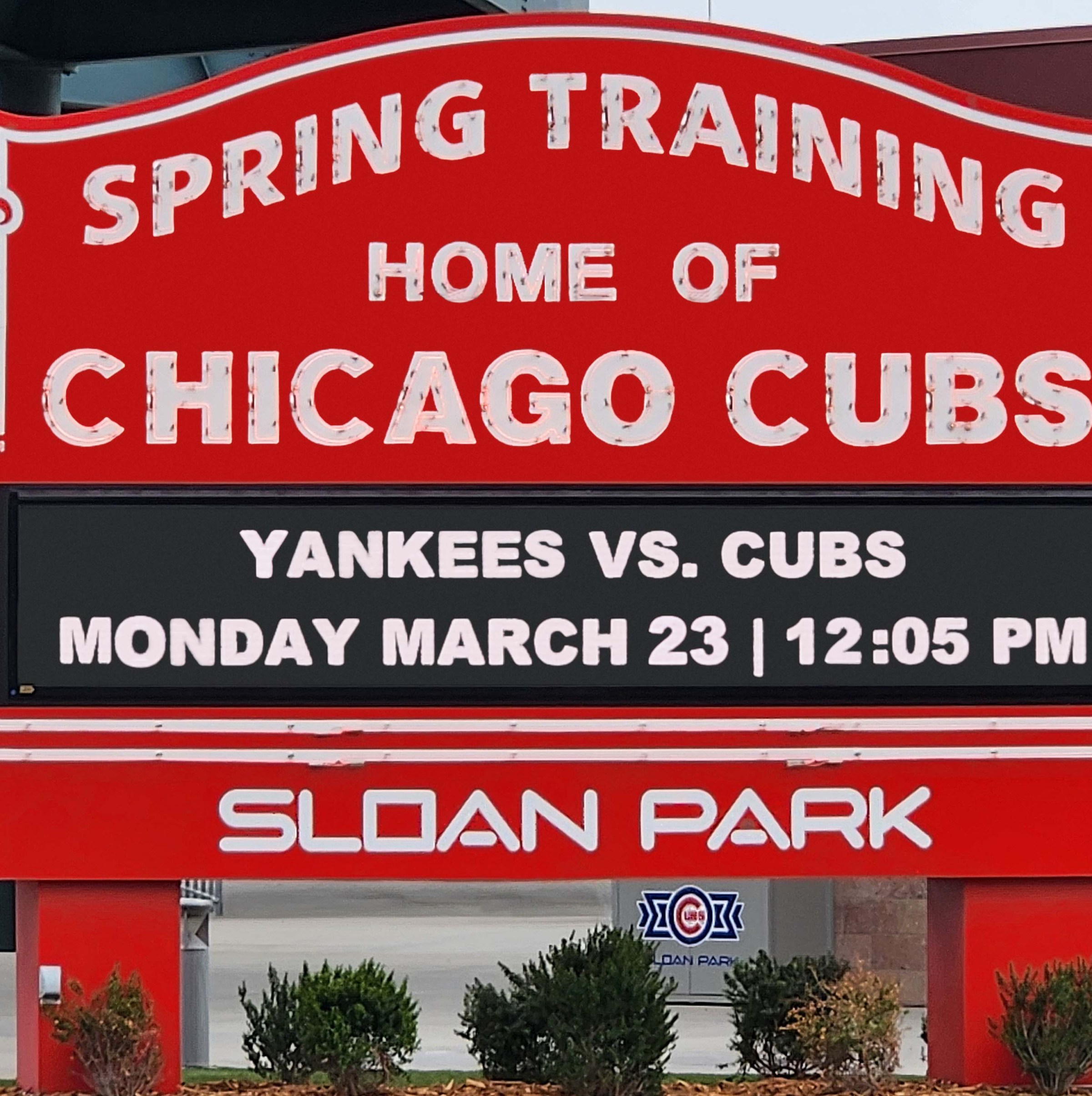 Cubs vs. Yankees at Mesa Tuesday 3/24 live discussion threads