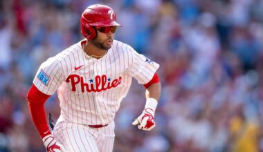 Justin Crawford gets 2 hits in anticipated debut for Phillies. His All-Star father hopes for 3,000