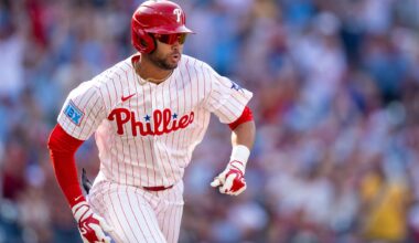 Justin Crawford gets 2 hits in anticipated debut for Phillies. His All-Star father hopes for 3,000