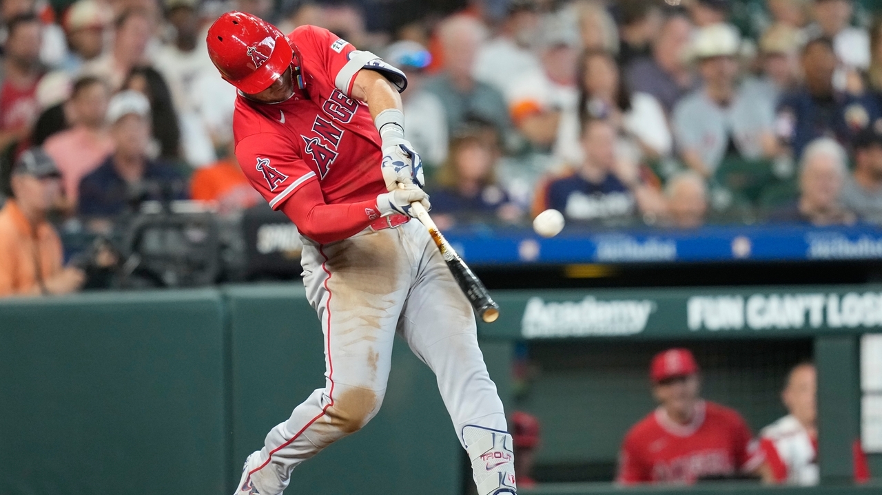 Mike Trout homers to kick off what he hopes will be a healthy 2026 as Angels blank Astros 3-0