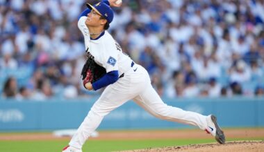 Dodgers open defense of back-to-back World Series titles with a win