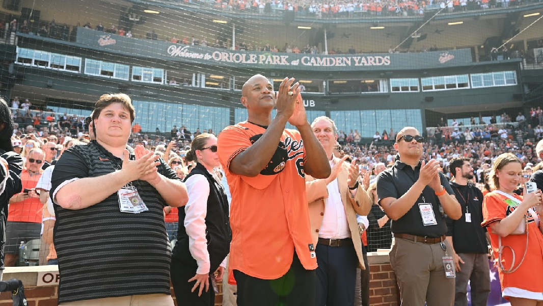 Gov. Moore Unveils Historic Stadium Upgrades At Oriole Park On Opening Day