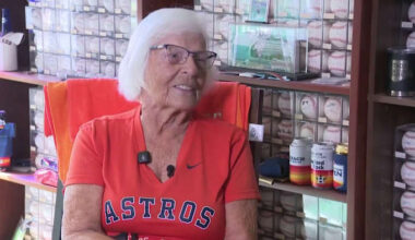At 89, this Houston Astros Superfan isn’t slowing down