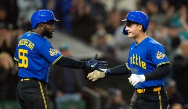 Mariners’ bats back George Kirby in win over Guardians