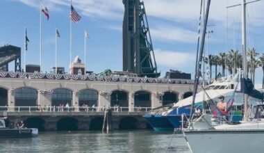 Giants fans enjoy watch party from McCovey Cove