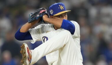 A trumpet, a debut save and an eighth-inning swing: Dodgers' new faces make noise early