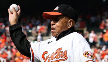 109-year-old veteran and Orioles fan throws ceremonial first pitch in season opener