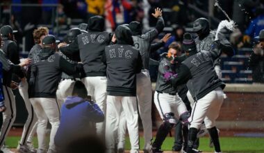 Luis Robert Jr. is off to a rousing start with the Mets after arriving in an offseason trade