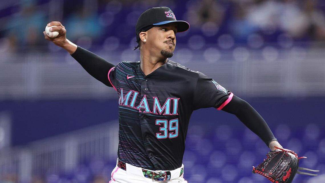 Eury Perez shines in Miami Marlins win vs. Colorado Rockies.