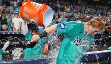 Owen Caissie hits walk-off homer to give Marlins a sweep of Rockies in season-opening series