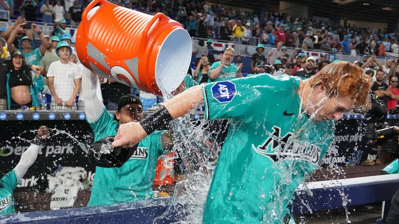 Owen Caissie hits walk-off homer to give Marlins a sweep of Rockies in season-opening series