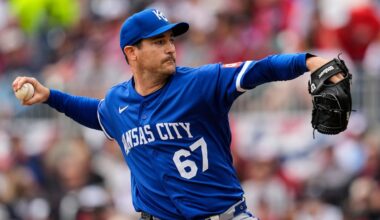 Seth Lugo throws 6 1/3 scoreless innings and Royals beat Braves 4-1 for their 1st win of the season