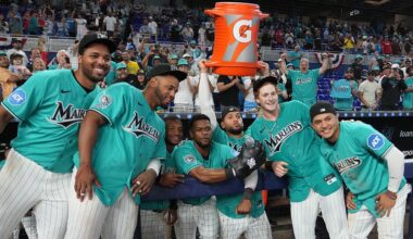 Marlins' Owen Caissie hits walk-off homer as teal jerseys make season debut