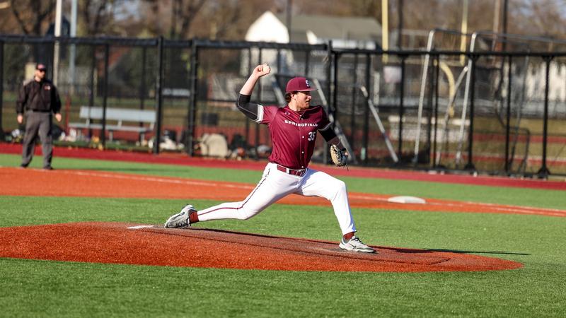 Mayo's No-Hitter Highlights Baseball's Sweep of Emerson to Open NEWMAC Play