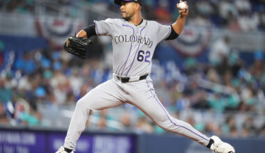 Owen Caissie hits walk-off homer to give Marlins a sweep of Rockies in season-opening series