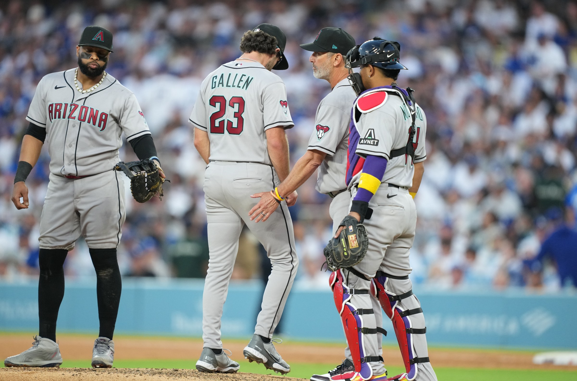 MLB: Arizona Diamondbacks at Los Angeles Dodgers