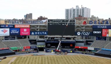 Yankees to unveil new scoreboard and video boards at Yankee Stadium at Friday's home opener