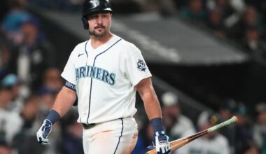 Scuffling 2025 AL MVP runner-up Cal Raleigh out of Mariners lineup against Yankees