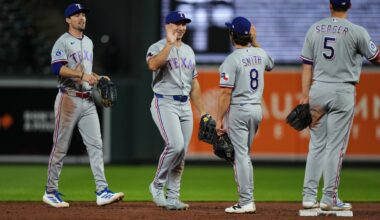 Leiter and Burger lead the Rangers to a 5-2 victory over the Orioles