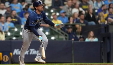 Fortes' tiebreaking double in 9th gives Rays 3-2 win over Brewers