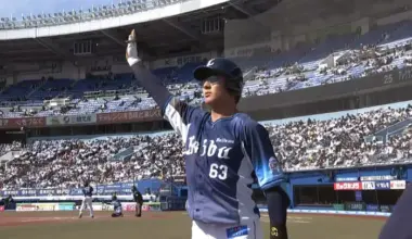 Saitama Seibu Lions player Shinya Hasegawa © Pacific League TV