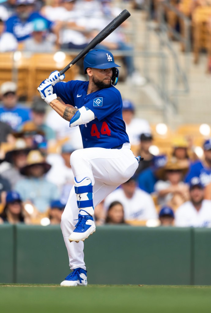 Dodgers player Andy Pages