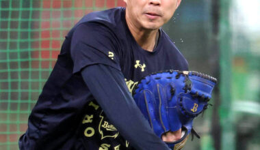 Kenya Wakatsuki practicing defense (Photo by Haruko Yoshimura)