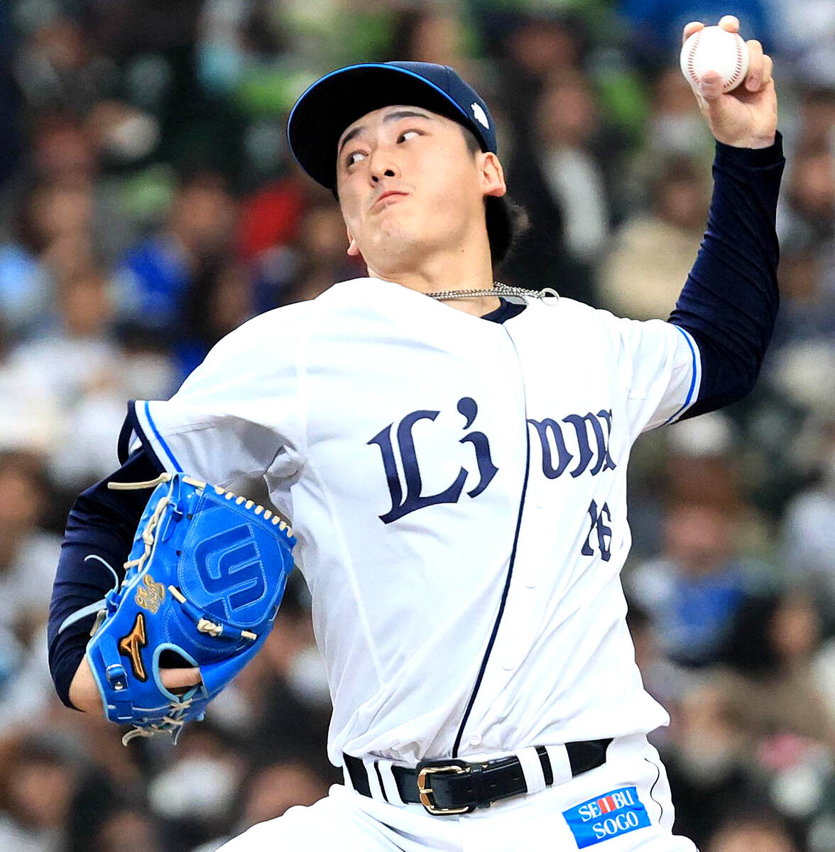 Chihiro Sumida started the game and pitched four innings, allowing one hit strike out giving up no runs.