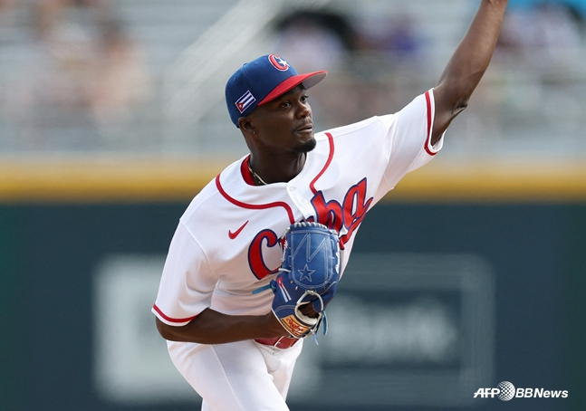 Moynello, who appeared on 2026 WBC. /AFPBBNews=News1