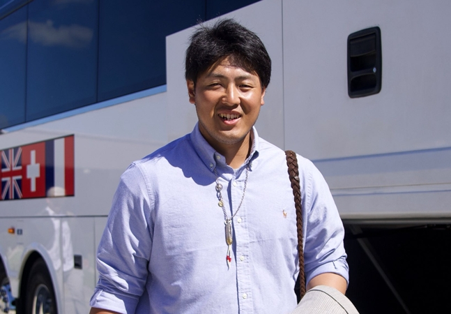 Okamoto. /Photo = Toronto Blue Jays official SNS