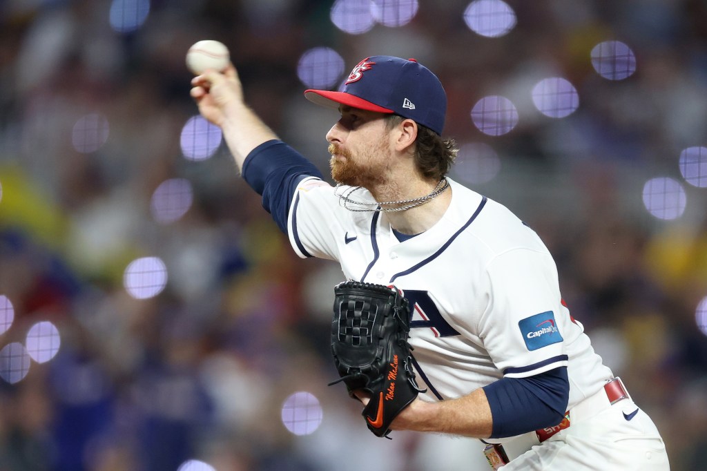 Nolan McLean #26 of Team United States pitches against Team Venezuela during the first inning at loanDepot park on March 17, 2026 in Miami, Florida. 