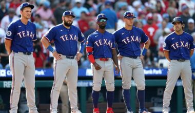 What was the Texas Rangers-Philadelphia Phillies score?