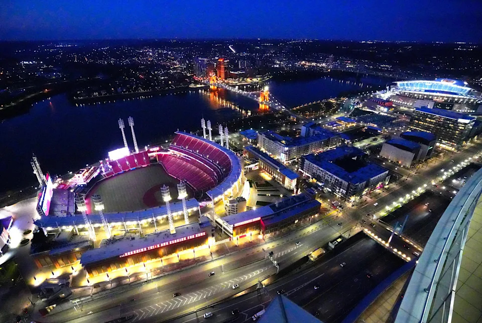 The Reds' first game of the season is Thursday, March 26. Cincinnati will play a home opener against the Boston Red Sox at 4:10 p.m. ET at Great American Ball Park.