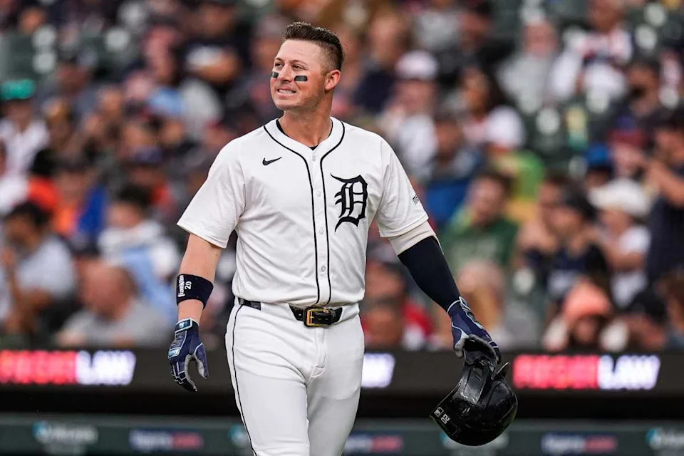 Detroit Tigers first baseman Spencer Torkelson (20).© Junfu Han / USA TODAY NETWORK via Imagn Images