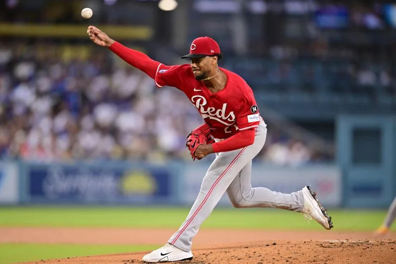 Cincinnati Reds pitcher Hunter Greene owns a career 3.65 ERA. File Photo by John McCoy/UPI