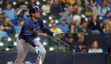 Fortes’ tiebreaking double in 9th gives Rays 3-2 win over Brewers