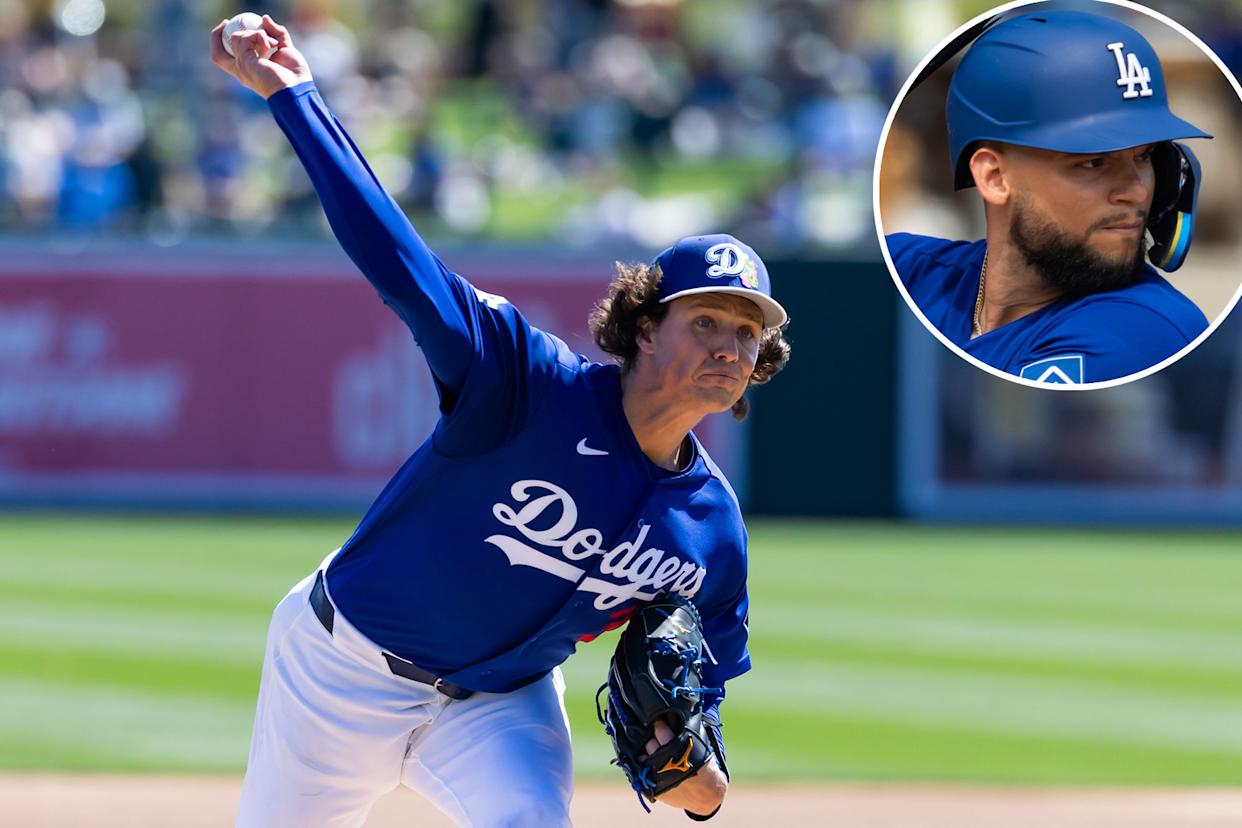 Dodgers pitcher Tyler Glasnow