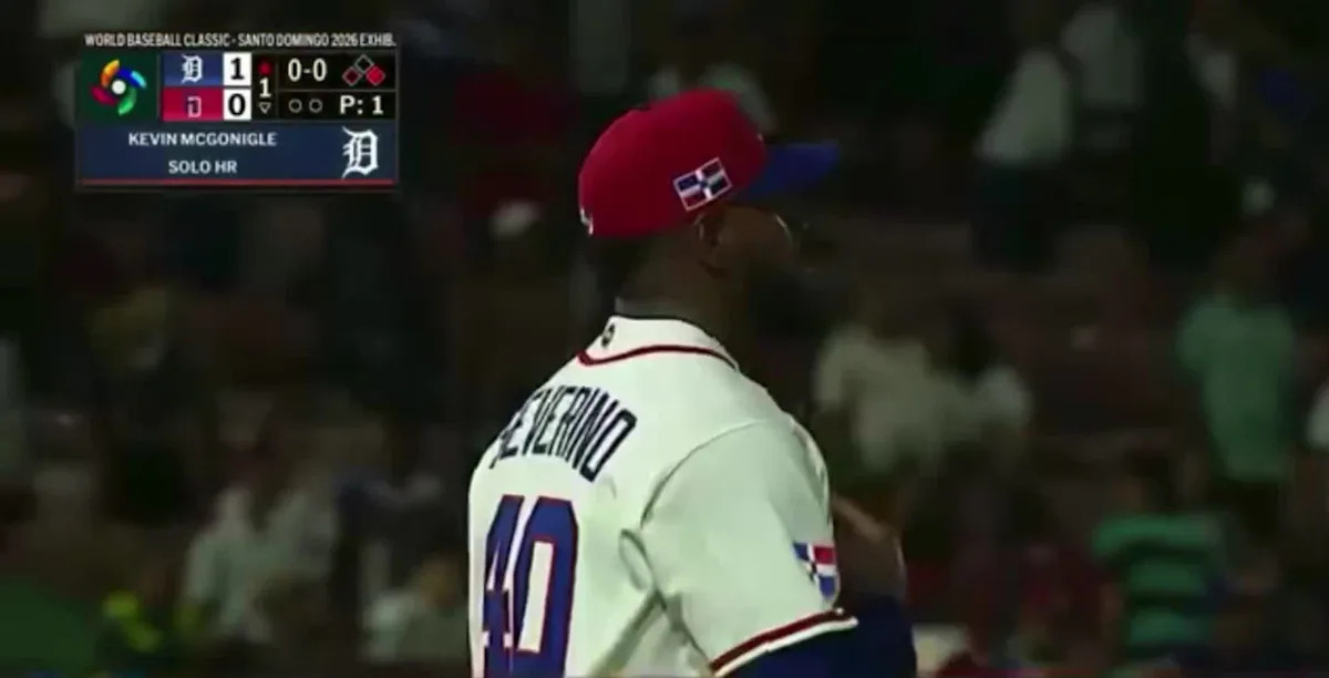 Kevin McGonigle Started Things Off Against The Dominican Republic With A First Pitch NUKE