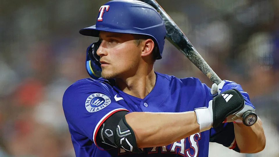 <div>SURPRISE, ARIZONA - MARCH 18: Corey Seager #5 of the Texas Rangers stands on deck during a Spring Training game against the Kansas City Royals at Surprise Stadium on March 18, 2026 in Surprise, Arizona. (Photo by Brandon Sloter/Getty Images)</div>