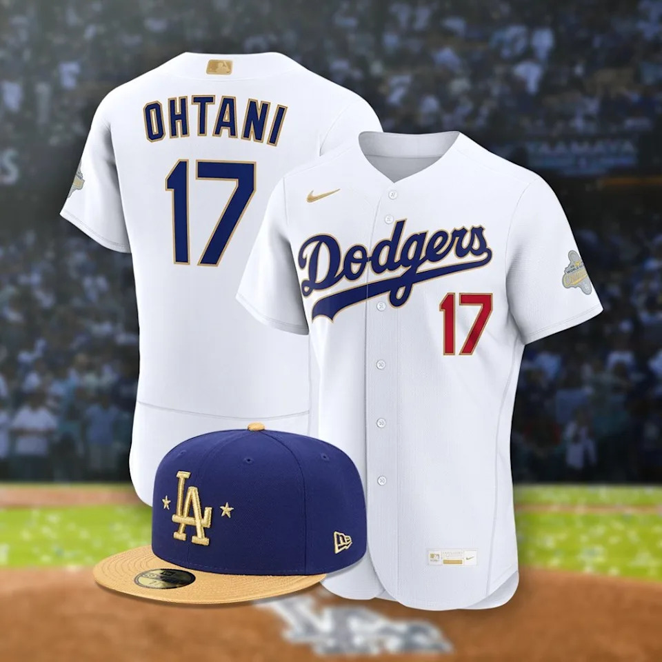 On Friday morning, the team revealed its 2026 “Gold World Series Championship” jerseys and hats. Instagram / @dodgersnation