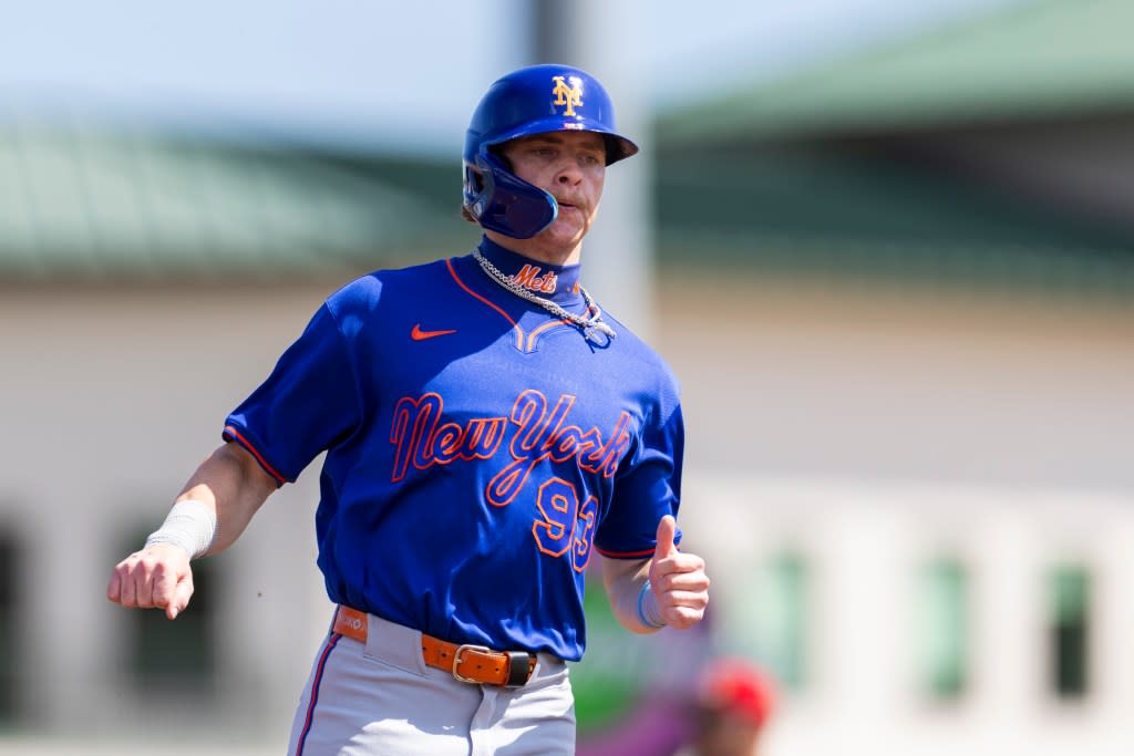 Carson Benge is competing for the starting right field job. Corey Sipkin for the NY POST