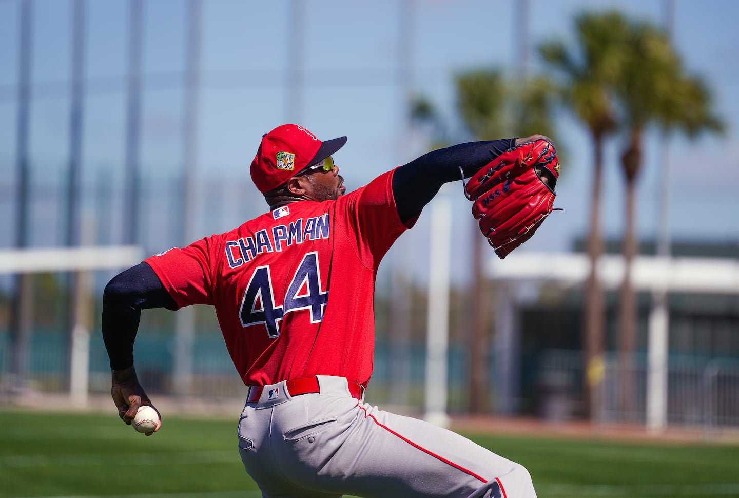 Fire-balling closer Aroldis Chapman is coming off arguably his finest season yet, and doesn't look like he's slowing down at all entering his 17th big league season at age 38.